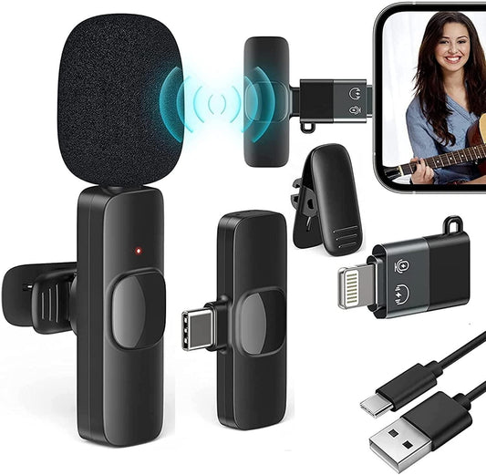 Wireless Microphone – Perfect for Clear Recording Anywhere